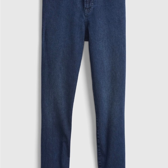 Gap Sky High Rise True Skinny Jeans in Dark Indigo. Size 28, 6 Regular. NWT. - Picture 2 of 7